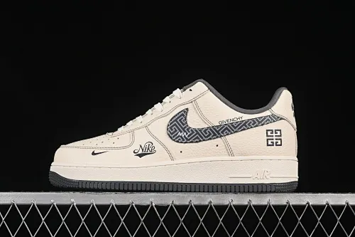 All categories Nk Air Force 1 Air Force series Nk Air Force 1 Low Air Force low top Nike Air Force 1'07 Low Givenchy co-branded pattern beige Air Force 1 low top casual sneakers DF0188-057